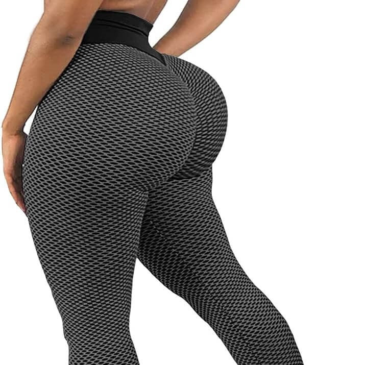 Alobee Women Anti Cellulite Butt Crack Leggings Lift Butt Peach